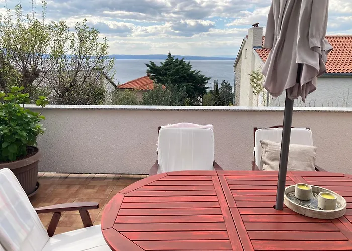 Апартаменты With Parking Space Klenovica, Novi Vinodolski - 24098